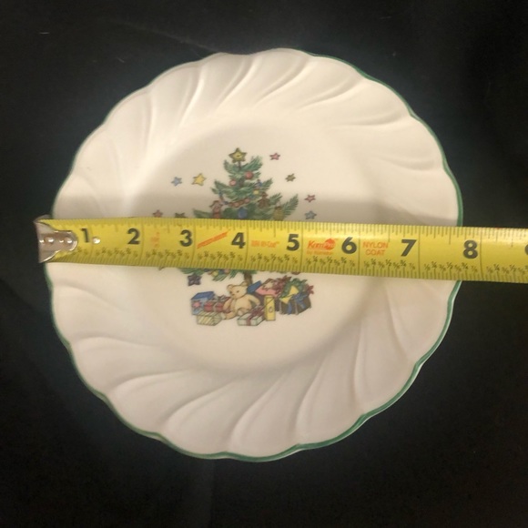 Vtg Nikko Christmas plate Cookie candy hors d’ouvers stand - Picture 6 of 7
